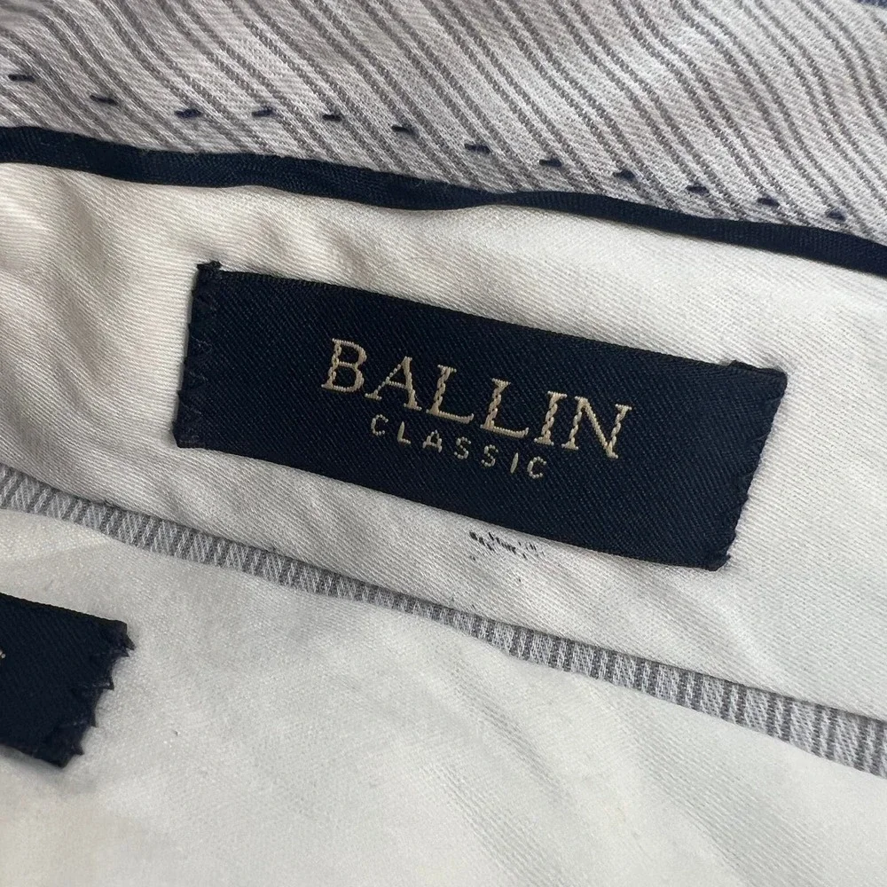 Ballin Comfort EZE Blue Super 110 Wool Pants Made in‎ Canada 33